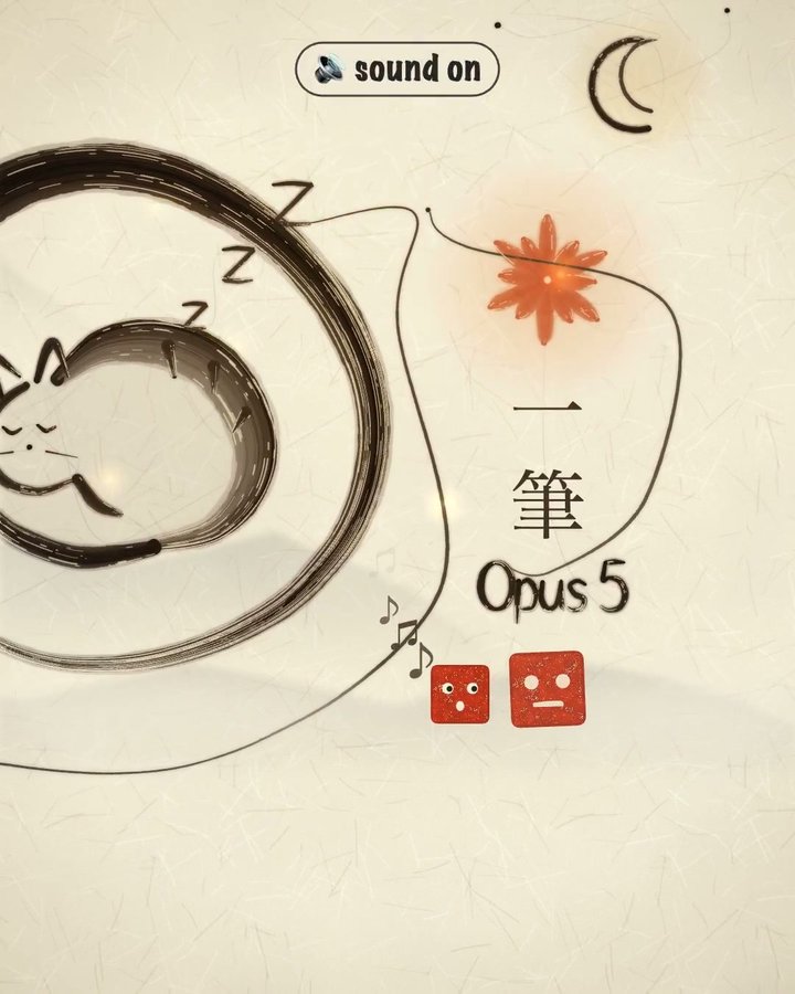 One Stroke, Four Scenes: JavaScript Sumi-e Animation