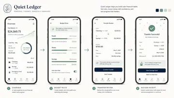 Quiet Finance App Flow Case Study