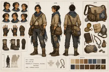Desert Courier Character Sheet