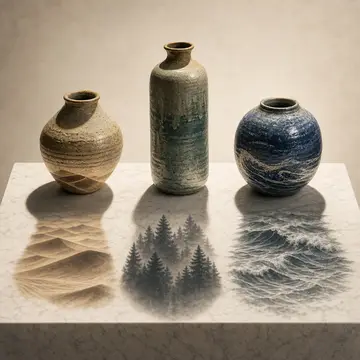 Surreal Ceramic Still Life