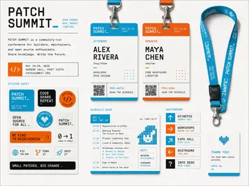 Open Source Conference Badge System