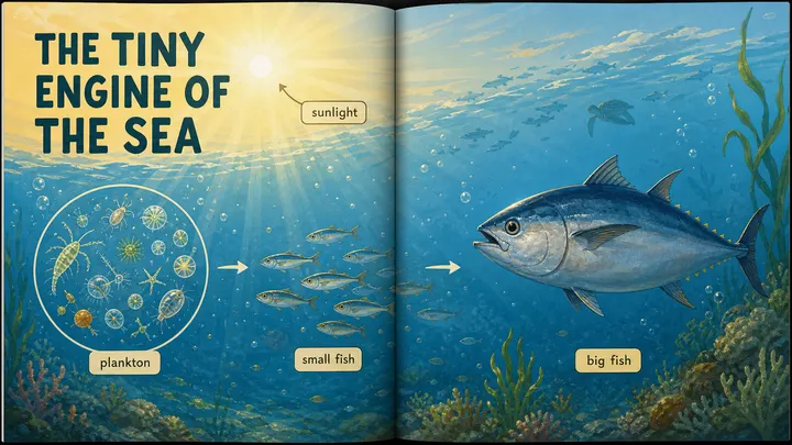 Children's Science Book Spread