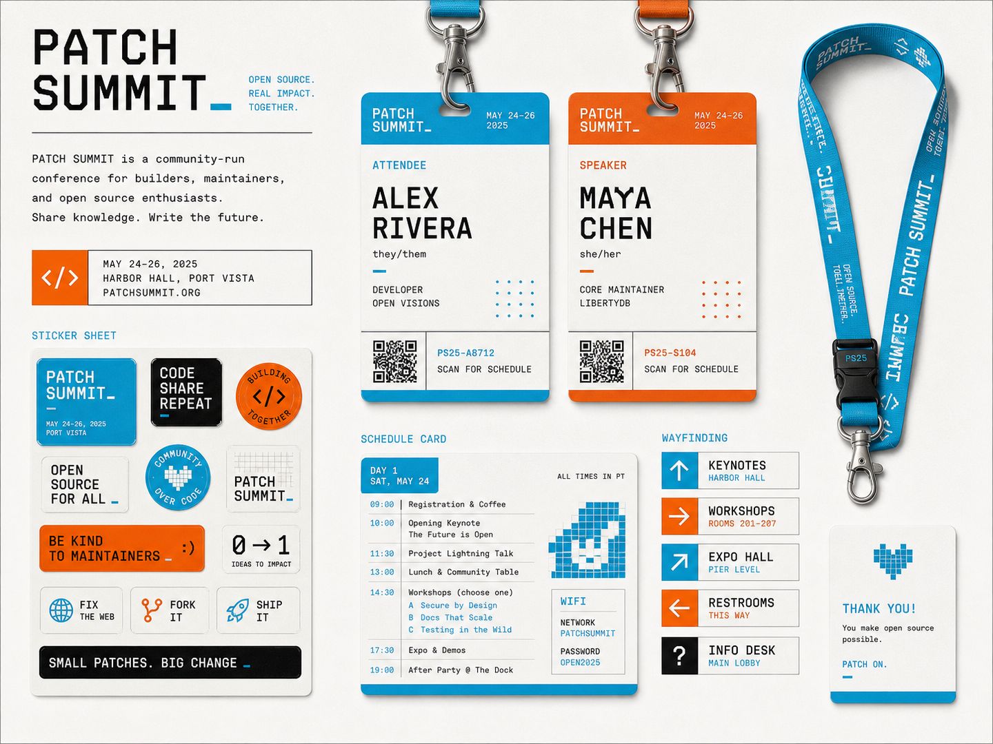 Open Source Conference Badge System